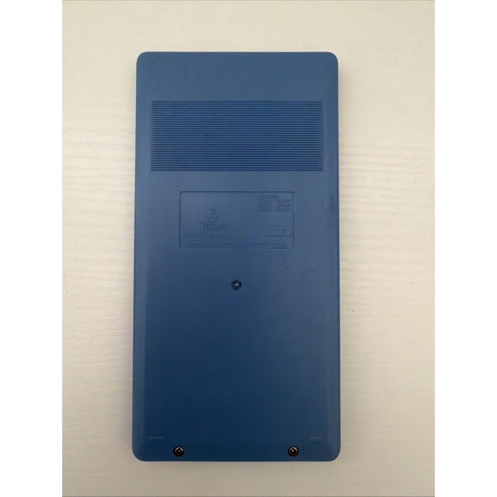 Texas Instruments Math Explorer Calculator Blue Tested & Working - Picture 2 of 3